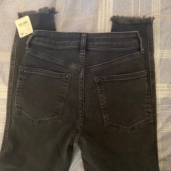 Free People Raw High-Rise Jegging | Black - Picture 7 of 8